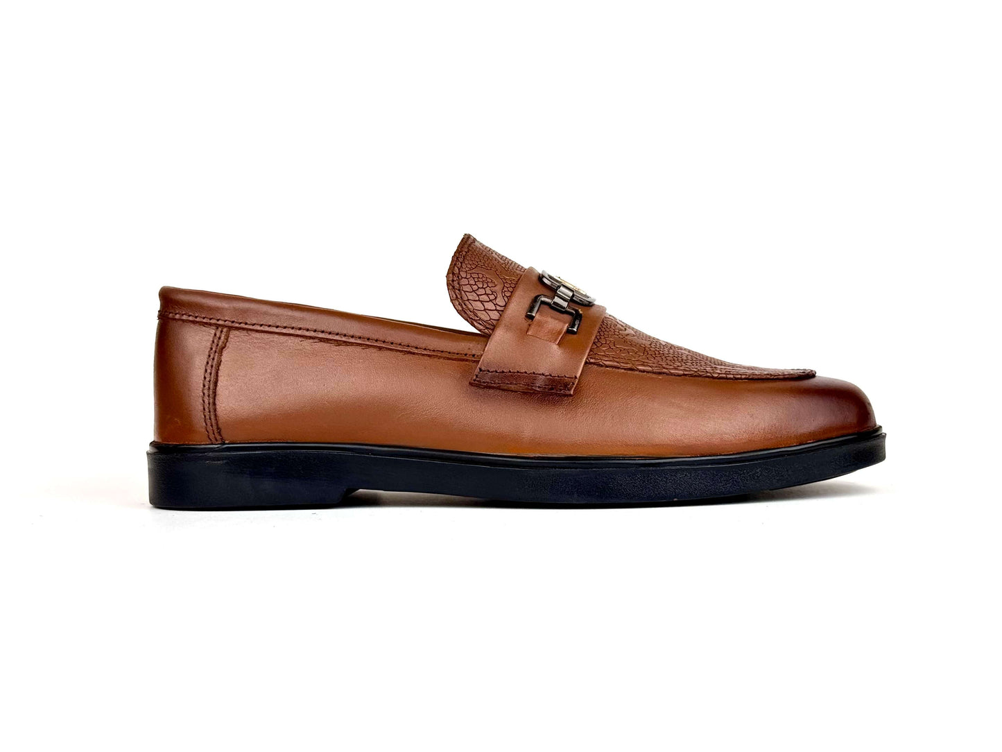 Reptil Texture Loafer (Mustard)