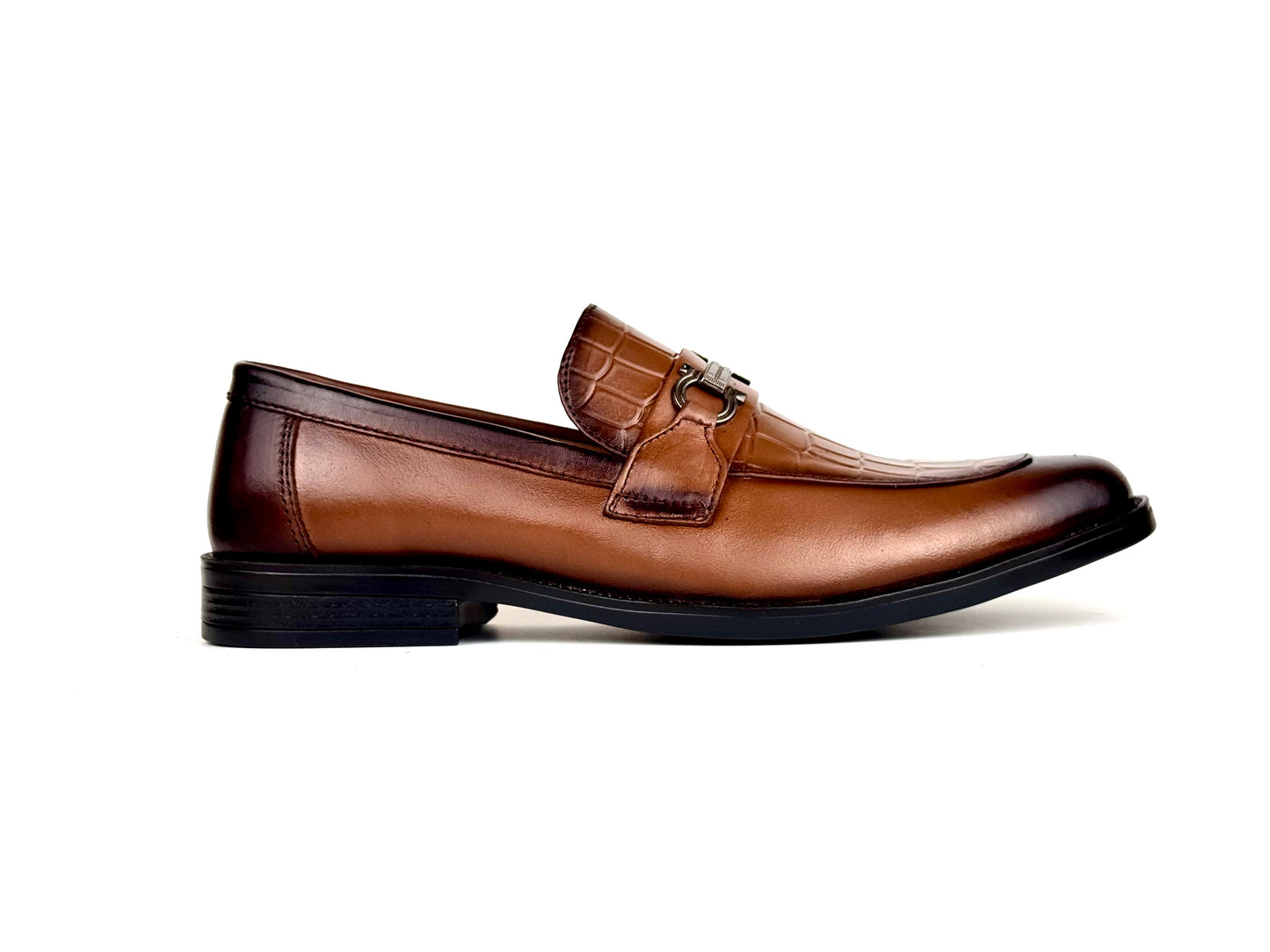 Croc Luxe Buckle (Mustard)