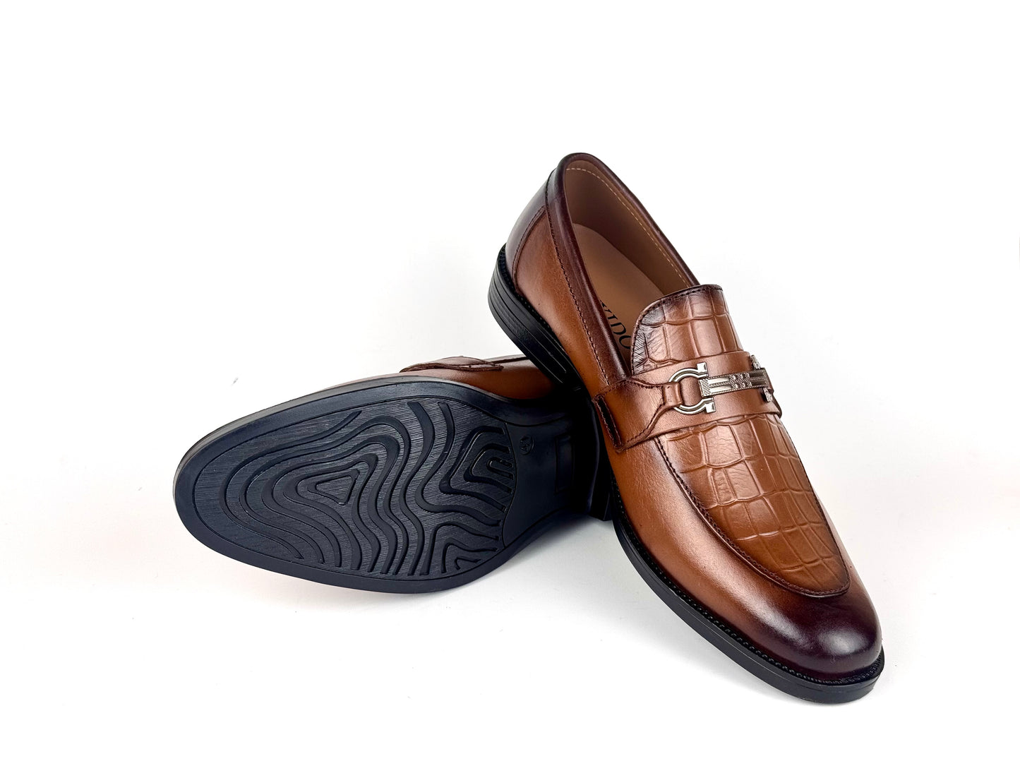 Croc Luxe Buckle (Mustard)