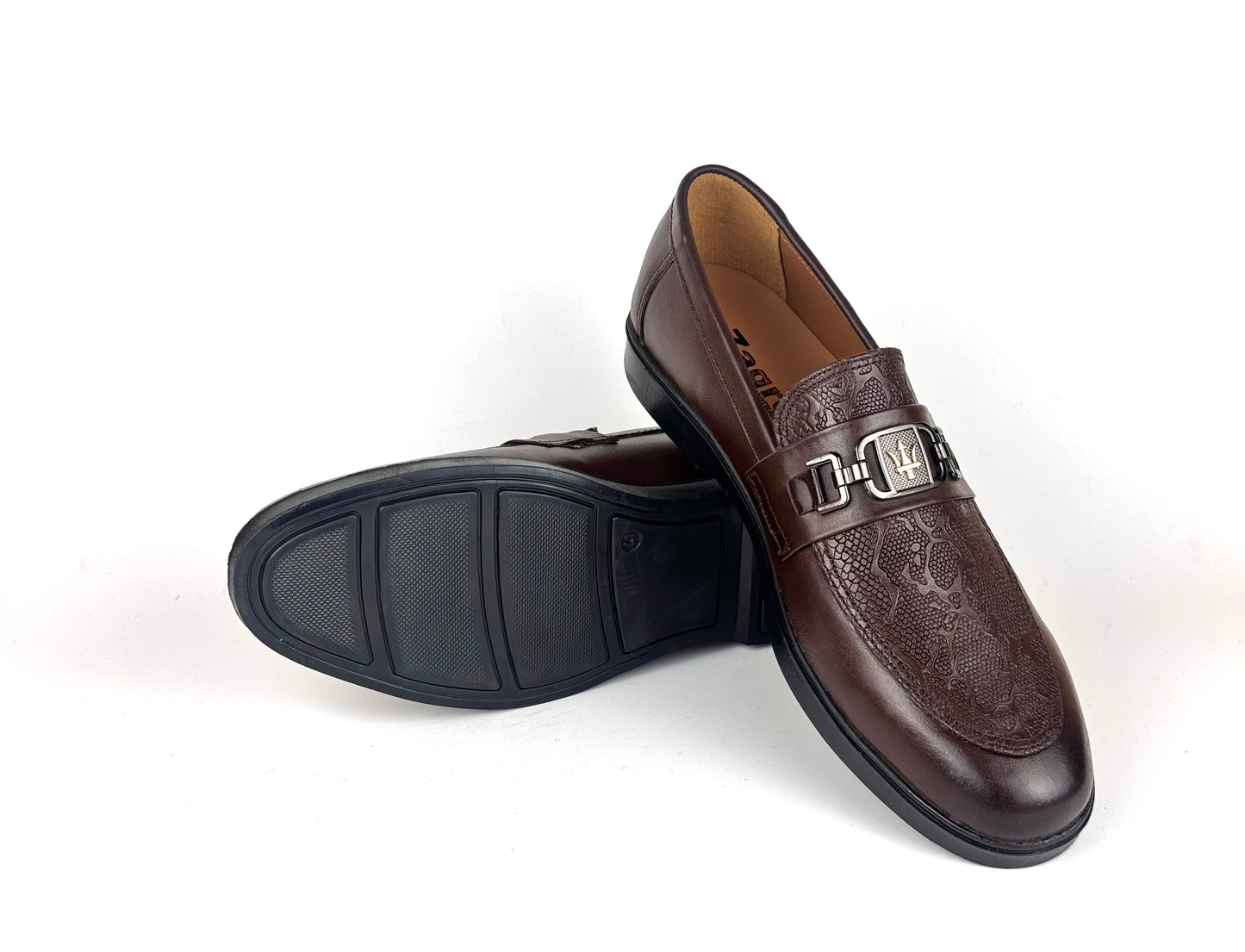 Reptil Texture Loafer (Brown)