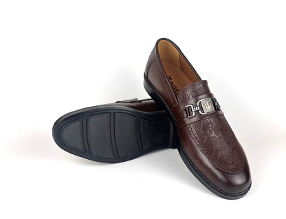 Reptil Texture Loafer (Brown)