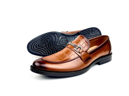 Croc Luxe Buckle (Mustard)